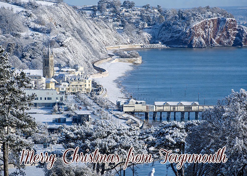 XM082 NEW 2026 - Xmas - Teignmouth View - XMAS CARDS Teignmouth and Shaldon