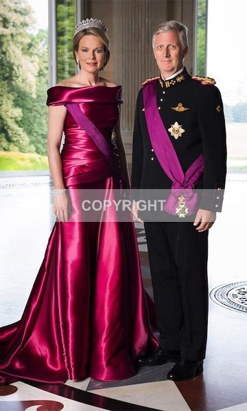 (B-12) King and Queen - Belgian Royals