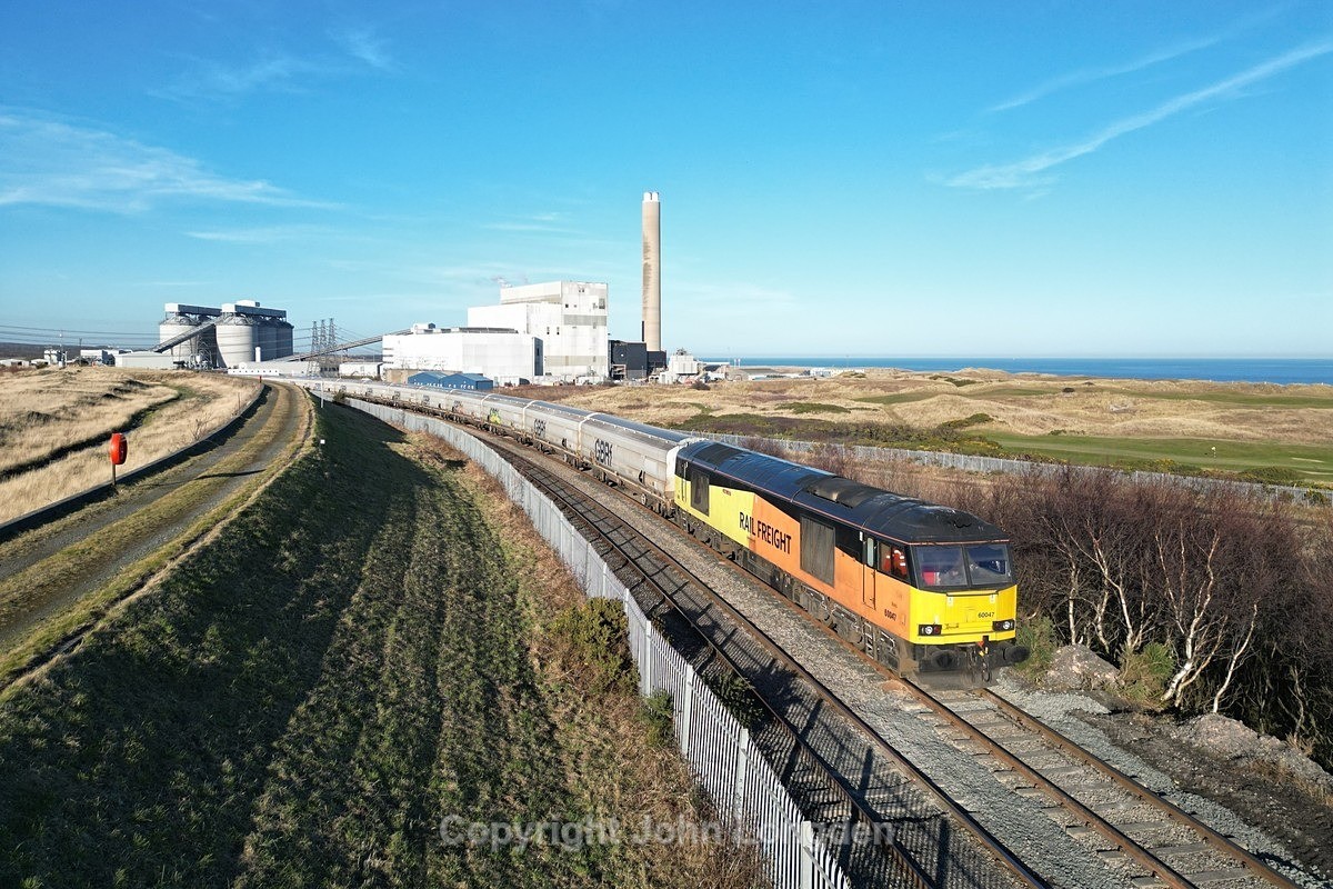 JL - 6.2.25 60047 6N87 Lynemouth PS - Tyne Dock CT, Lynemouth - Latest shots