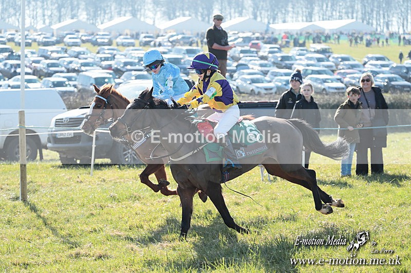 PR 010325 48 - Pony Racing from Beaufort Races Didmarton 01/03/25