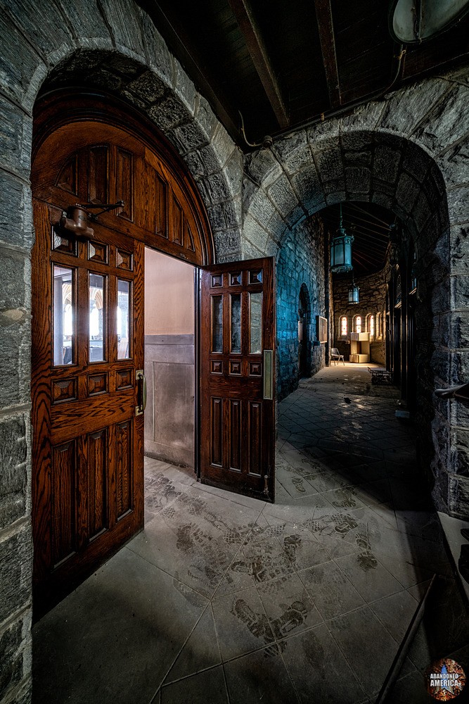 Our Lady of the Rosary Church (Philadelphia) | Tower Doorway - Our Lady of the Rosary Church