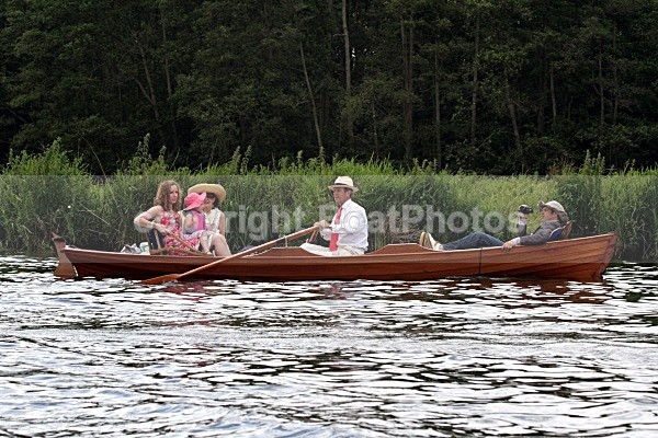 090704 LONG WOODEN ROWING BOAT IMG_0982 - HENLEY REGATTA  SATURDAY 4th JULY 2009