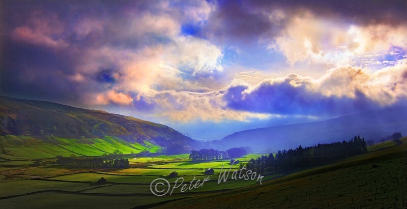 Littondale Yorkshire Dales England - Sky