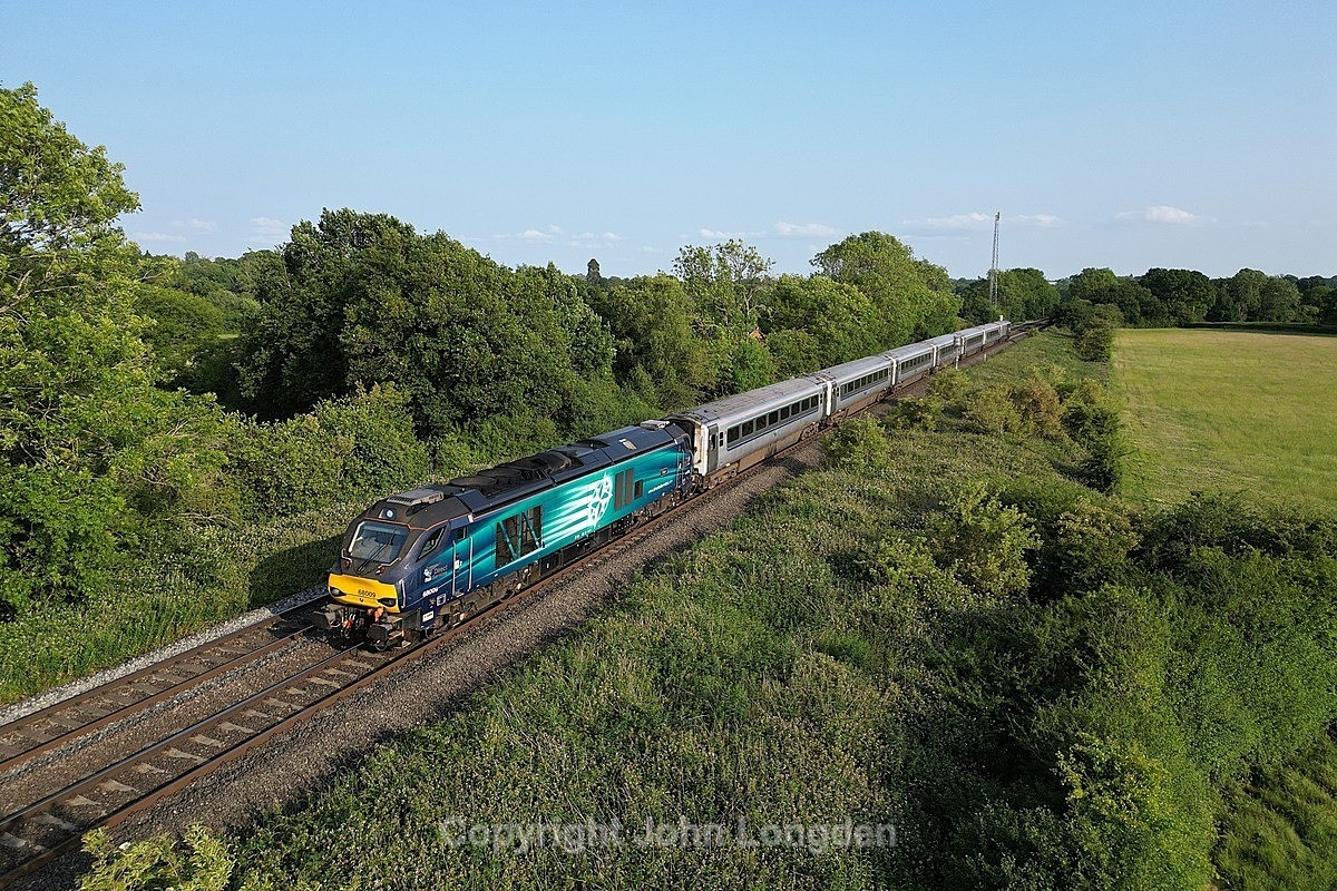 JL - 17.6.25 68009 1J49 17:07 Marylebone - Stourbridge, Turners Green - Latest shots