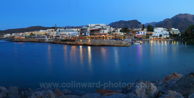 Sissi, Crete at dusk - Europe