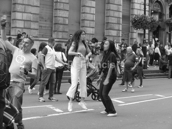 Jump (b&w) - Candid People