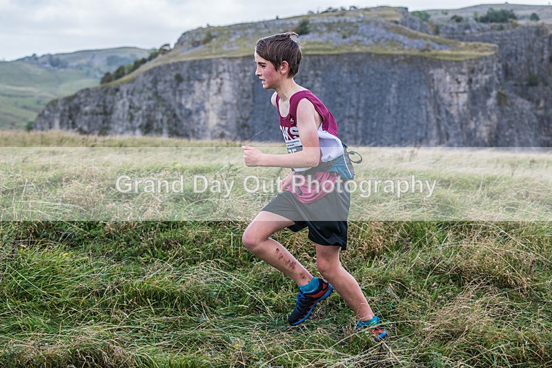 ESFRC Year 7-28 - English Schools Fell Running Championships Year 7 Giggleswick Saturday 1st October 2022