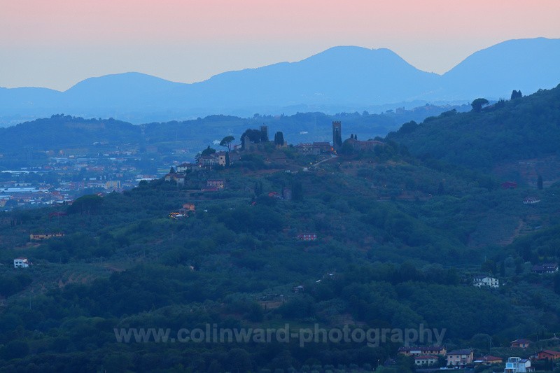 Apennine Mountains near Montecatini Terme, Italy. - Europe