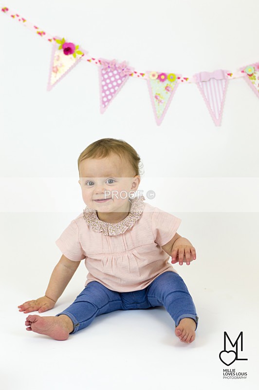 Ellas 1st Birthday Photoshoot 18th June 2016 Millie Loves Louis Photog - Family Photoshoots
