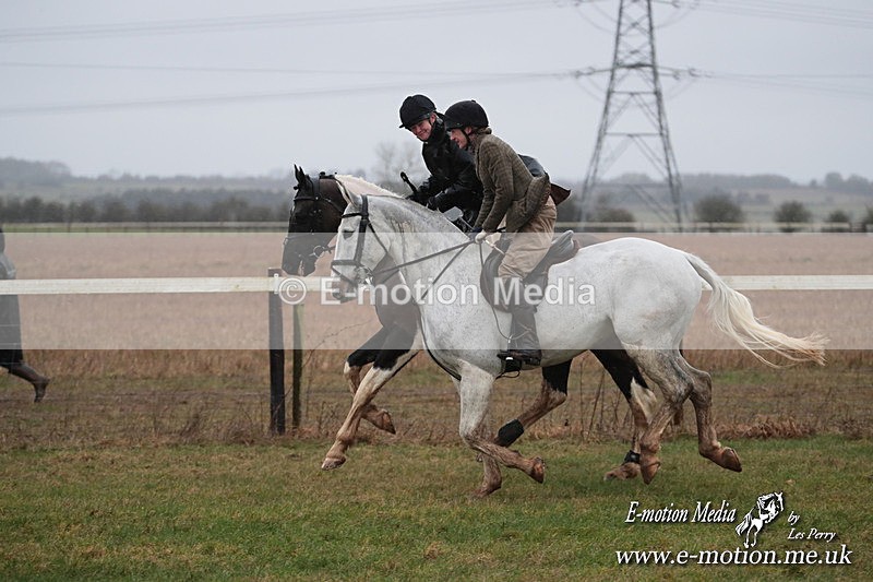 PtP 260125 246 - Cocklebarrow Point-to-Point racing with the Heythrop Hunt 26/01/25
