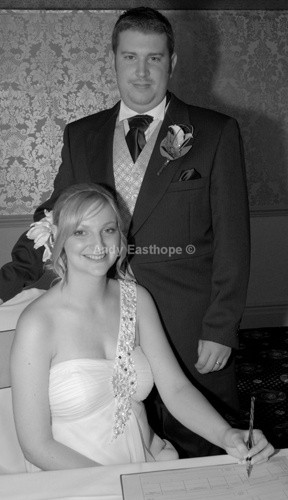 Signing of Register 1 - Neil and Holly Bramwell