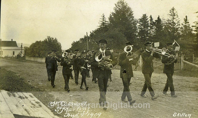 HC Band St. Martins New Brunswick Canada 1909 - Historic New Brunswick