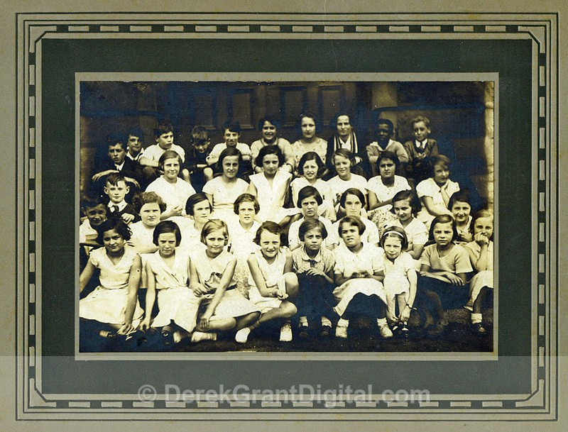 King Edward School 4th Grade Saint John, New Brunswick 1934-35 - Historic New Brunswick