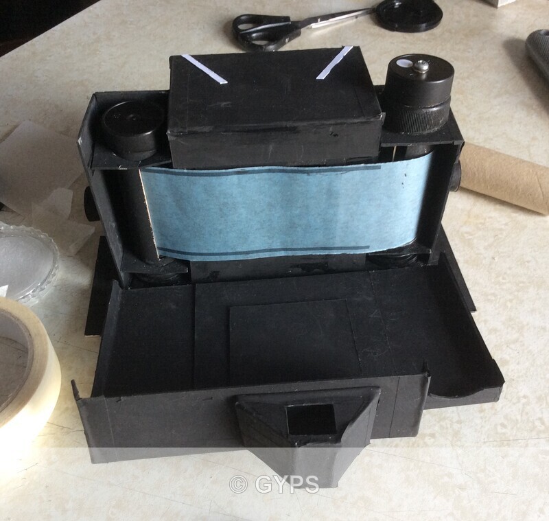 John Bracey’s cardboard camera - John Bracey’s cardboard film camera