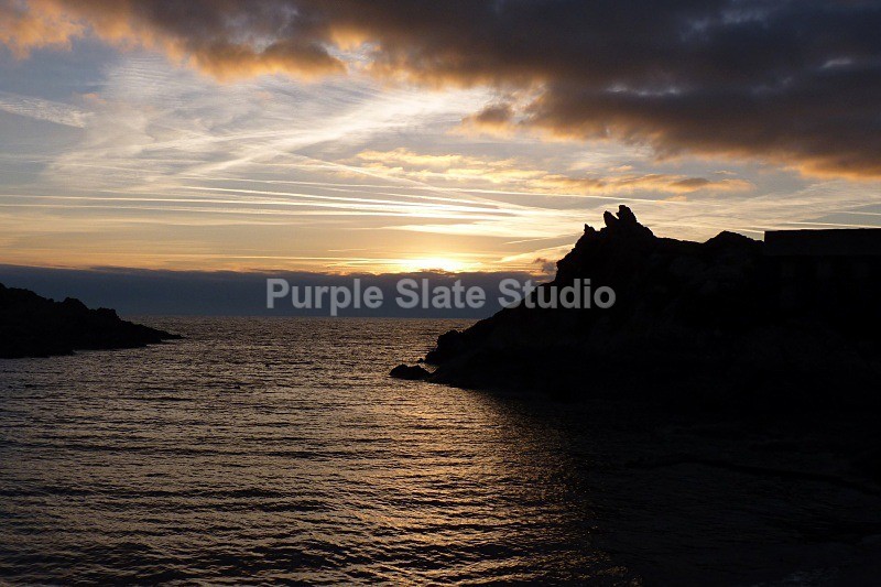 Polperro Sunrise - Landscapes & Seascapes