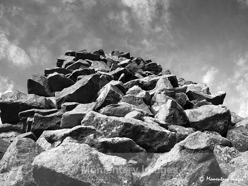 climbing wall - Black and White