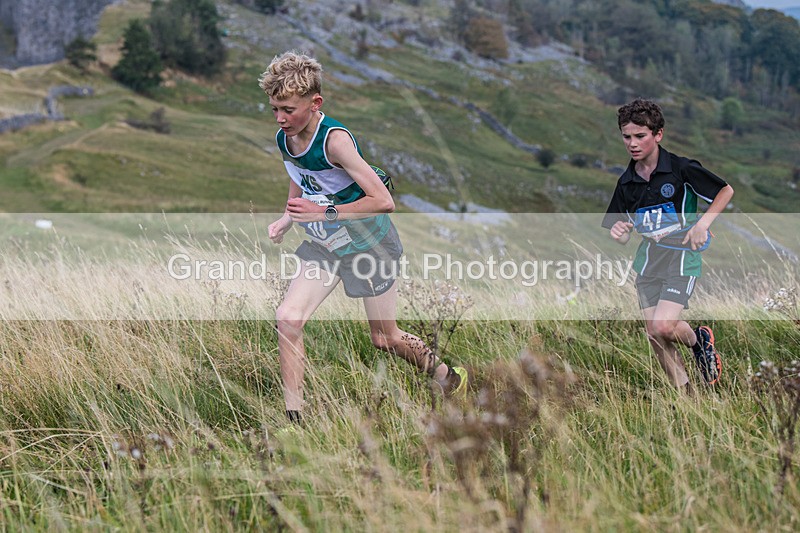 Year 7-93 - The English Schools Fell Running Championship Giggleswick Year 7 Sunday 6th October 2024