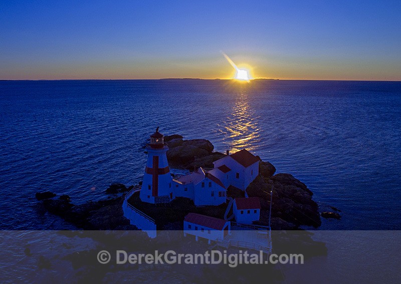 Head Harbour Lighthouse East Quoddy Light Campobello NB Canada - Fundy Postcards