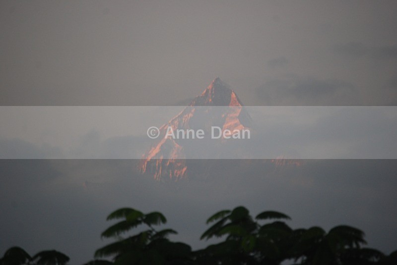 Dawn at the Fishtail Mountain - Nepal