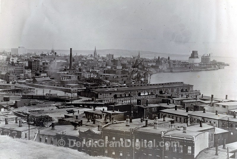 Early 1930s view of Saint John New Brunswick Canada