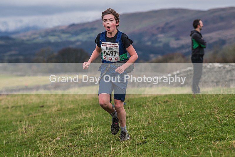 Cunswick U13-163 - Kendal Winter League Cunswick Scar Junior Under 13 Fell Race Sunday 26th January 2025