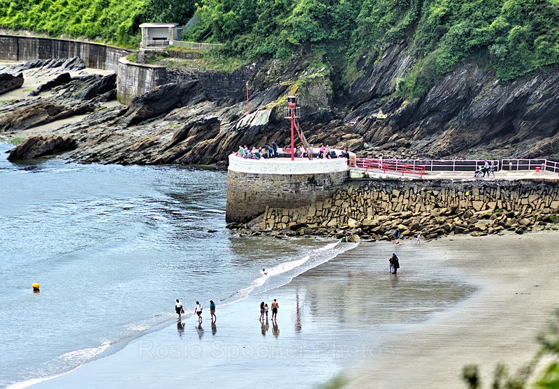 LO118 - Looking down on The Banjo - Greeting Cards - Looe