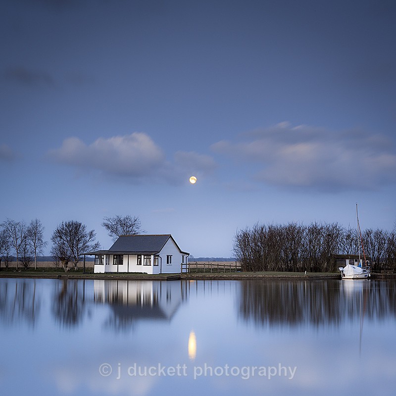 Norfolk Broads landscape photograph of the banks of the River Thurne, Norfolk Broads.