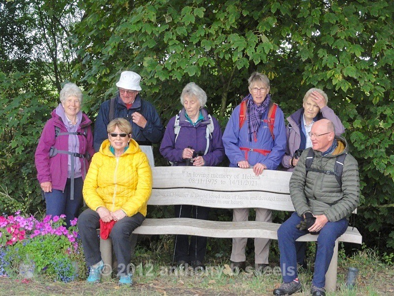 015 A momnts rest before  passing through Youlthorpe - SAINT PAULINUS PILGRIMAGE TRAIL