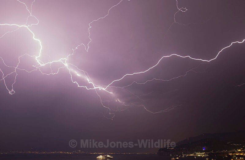 471A3341 Lightning Storm, Bay of Naples - LIGHTENING IMAGES, BAY OF NAPLES, ITALY