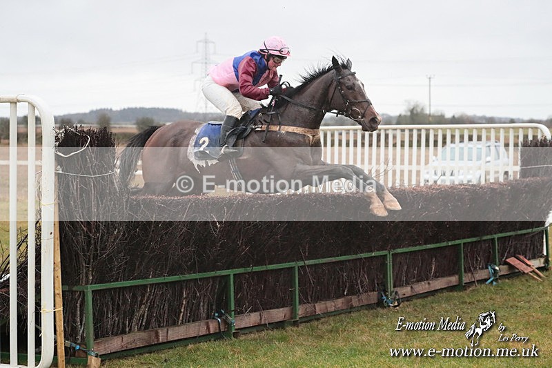 PtP 260125 357 - Cocklebarrow Point-to-Point racing with the Heythrop Hunt 26/01/25
