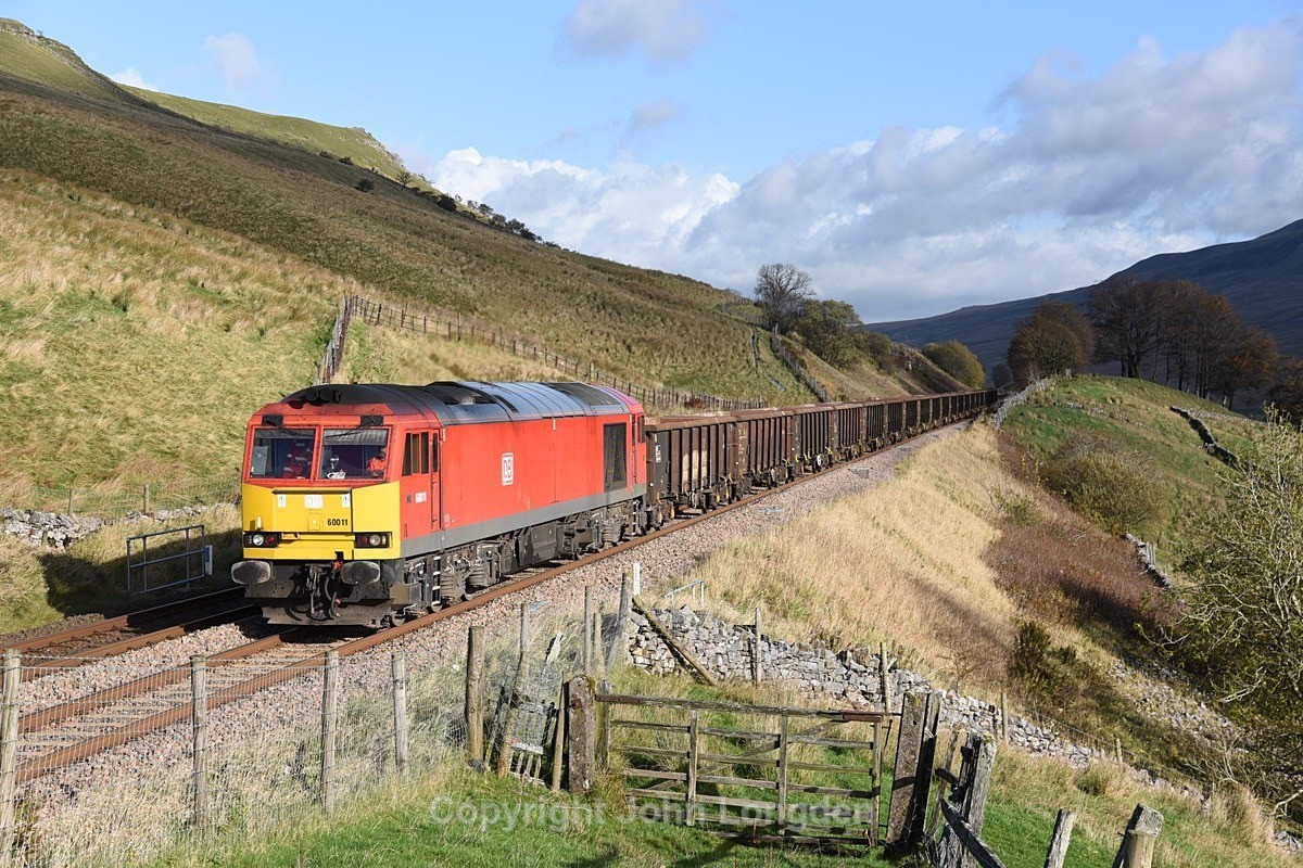 JL - 26.10.22 60011 6E97 Kirkby Thore - Tees Dock, Angerholme - Angerholme