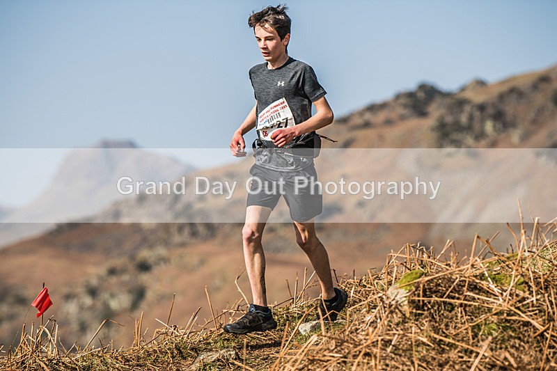 Elterwater-316 - Kendal Winter League Elterwater Under 15/17 Fell Races Sunday 9th March 2025