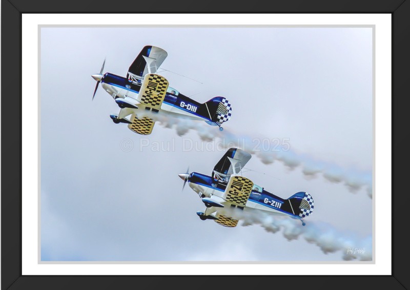 Precision in Flight Air Show Aeroplanes Fine Art Print by Paul Duddell-Whispers & Strokes