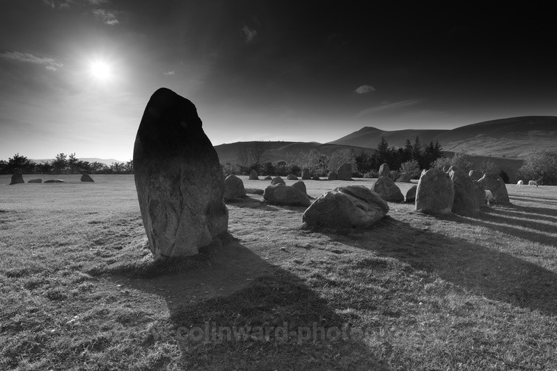 Castlerigg Silhouette 2      Ref 7893 - The Pennines and Cumbria