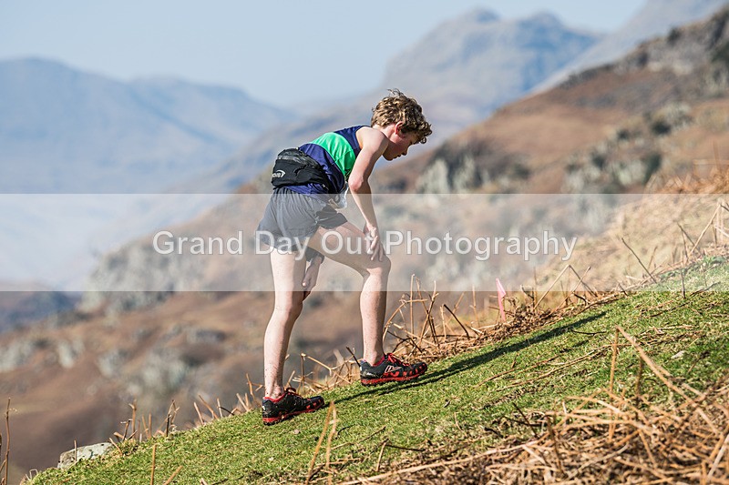 Elterwater-223 - Kendal Winter League Elterwater Under 15/17 Fell Races Sunday 9th March 2025