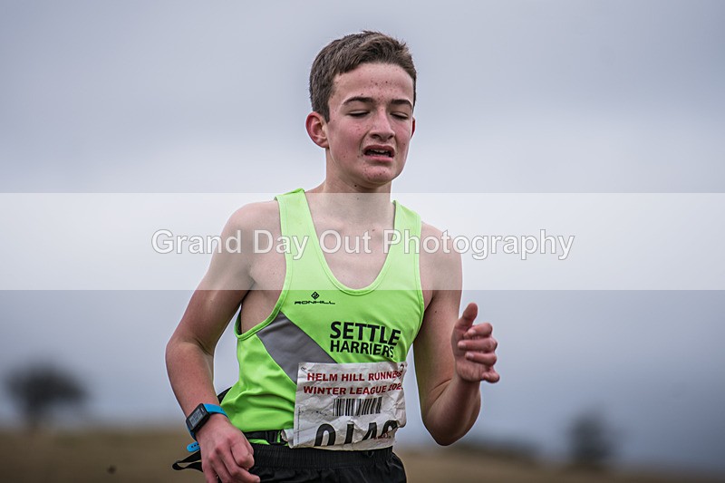 Cunswick U15  U17-149 - Kendal Winter League Cunswick Scar Junior Under 15 & 17 Fell Races Sunday 26th January 2025