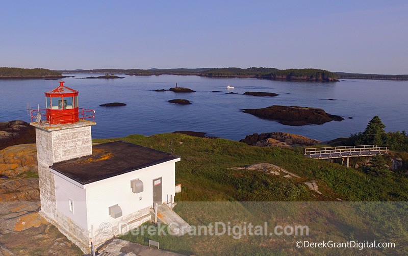Blacks Harbor Pea Point Lighthouse New Brunswick Canada - New Brunswick Landscape