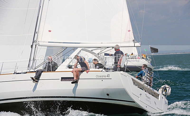 150627 OCEANIS 41 TOPSY WT7A9118_P - ROUND THE ISLAND RACE - SATURDAY 27th JUNE 2015