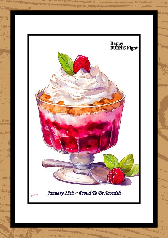 Burn's Night Watercolour Paintings - Heritage & Hearth by Artist Paul Duddell