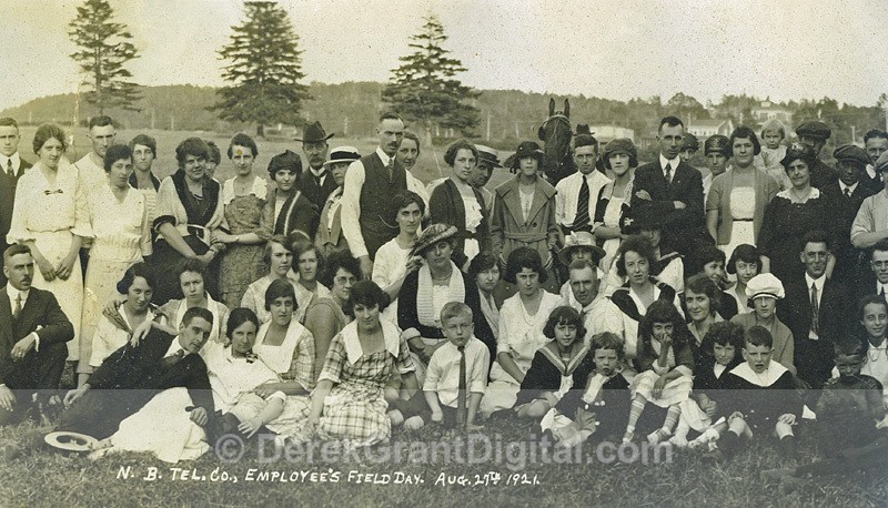 New Brunswick Telephone Company Employee Field Day 1921 - Historic New Brunswick