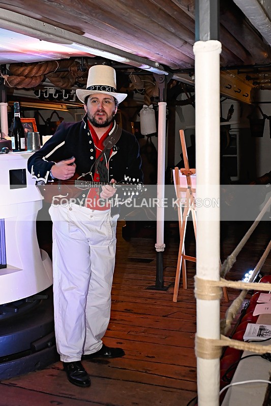 HMS PICKLE-133 - PICKLE NIGHT HMS WARRIOR 1860