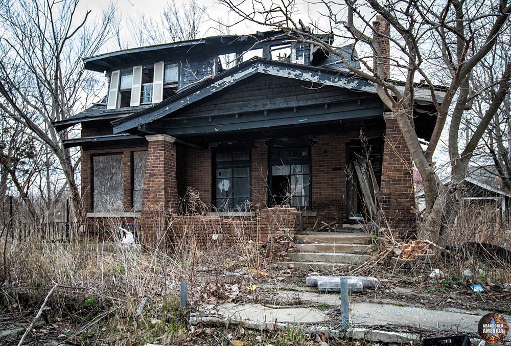 Abandoned Detroit Home | Charred - Abandoned Houses and Homes