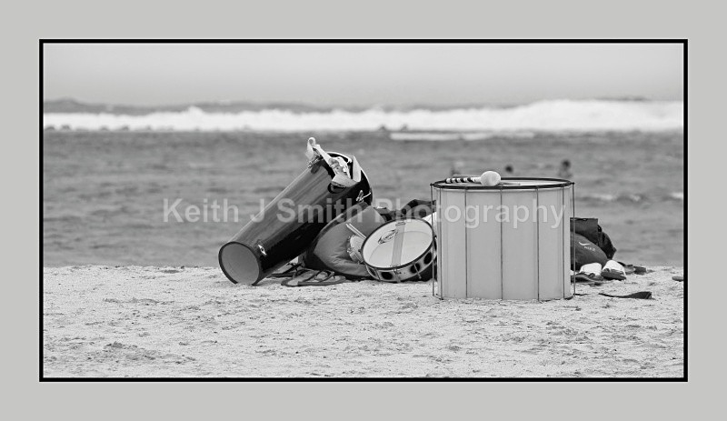 Drum Kit KJS_1252 BW - Black & White.