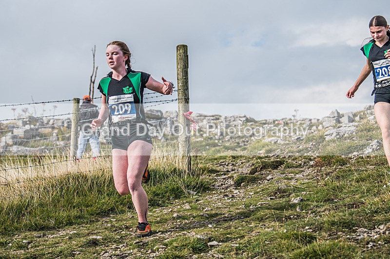 Year 8-9-221 - The English Schools Fell Running Championship Giggleswick Year 8-9 Sunday 6th October 2024