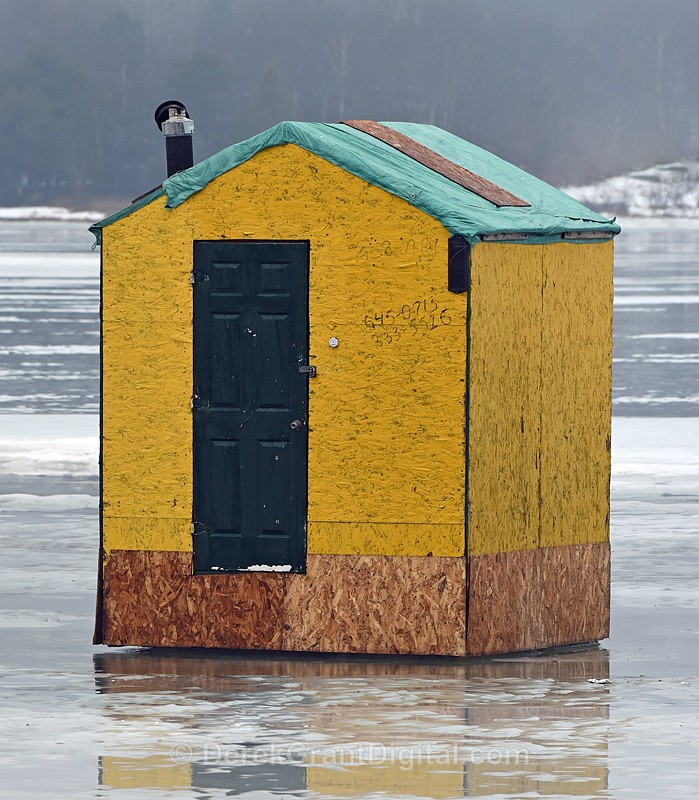 Ice Shacks New Brunswick Canada