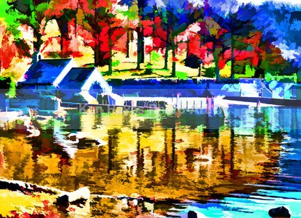 Derwent Water - Impressionist