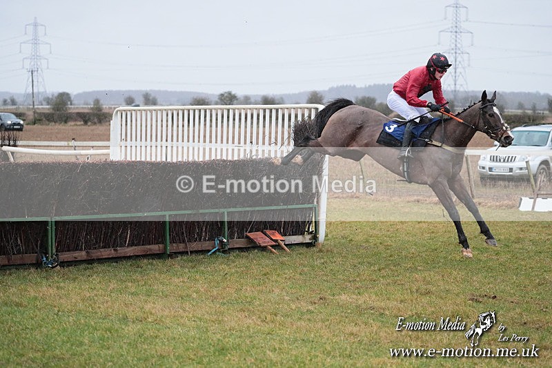 PtP 260125 65 - Cocklebarrow Point-to-Point racing with the Heythrop Hunt 26/01/25