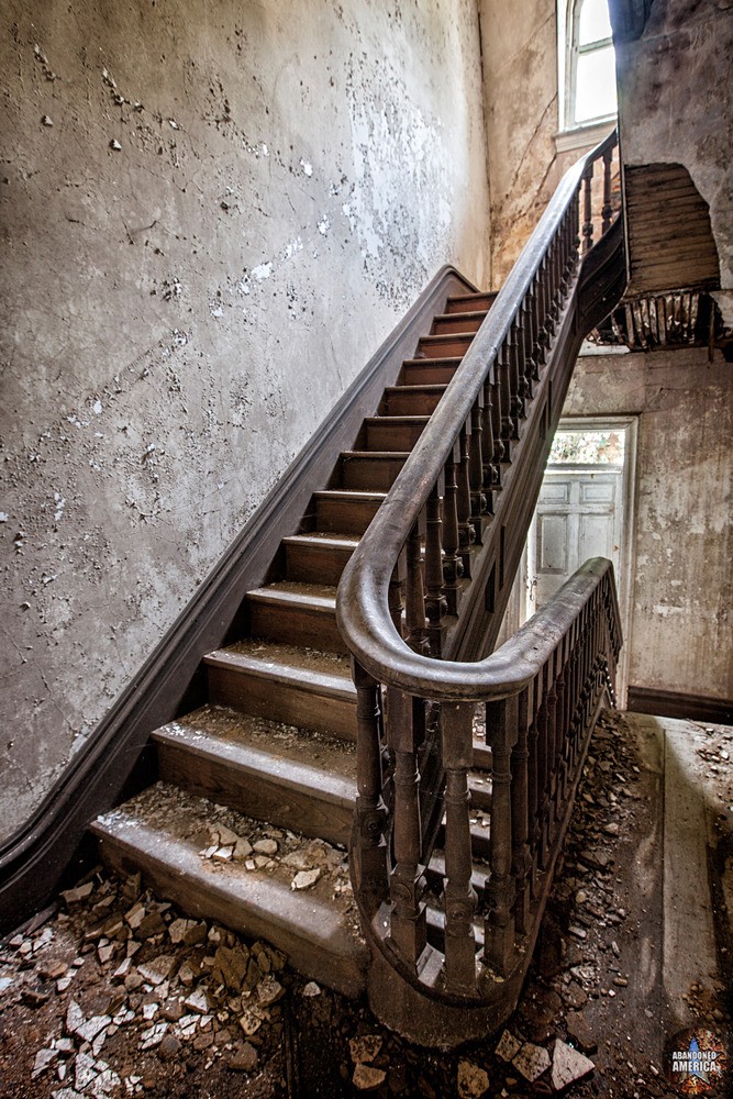 Abandoned Pennsylvania House | Beautiful Railing - Abandoned Houses and Homes