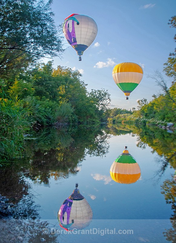 Reflections x 2 - Atlantic Balloon Fiesta  Sussex, New Brunswick 2022 - Atlantic International Balloon Fiesta
