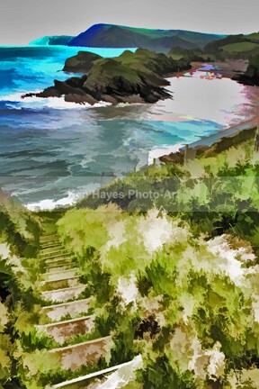 Widmouth Coastal path321 - Impressionist